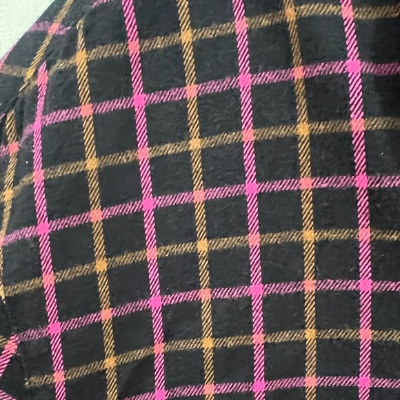 Madewell Plaid Button-Up Shirt - Size M - Picture 3 of 8